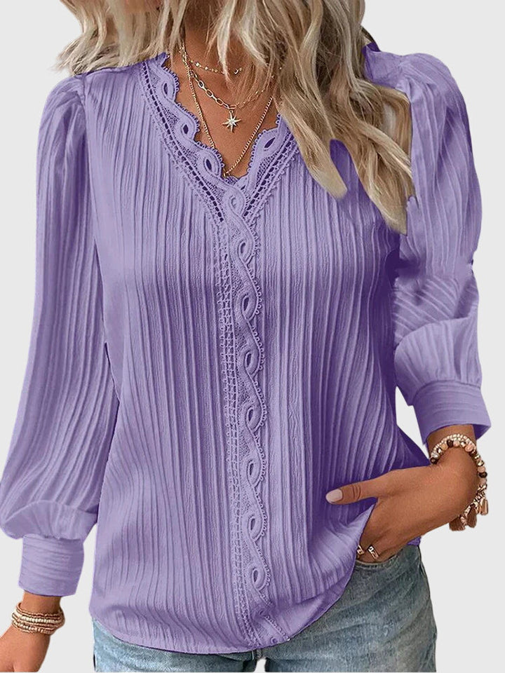 Ruby - Elegant Pullover Blouse
