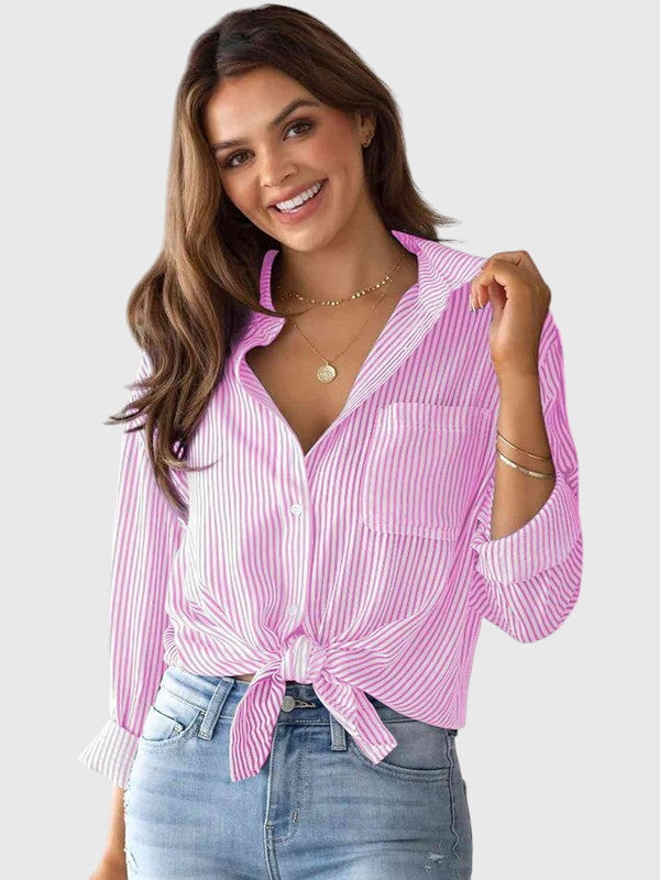 Aria - Collared Neck Shirt