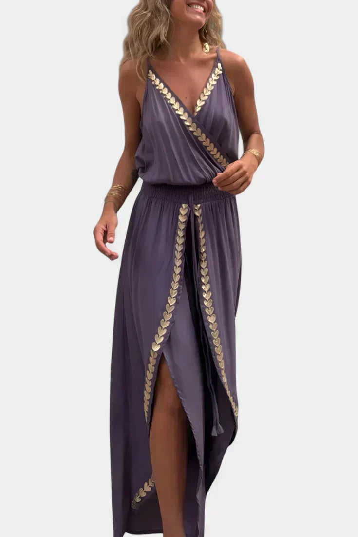 Bree - Dress Mono with Golden Details