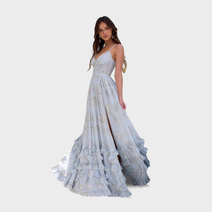 Gianna - Long Bohemian Dress with Slit