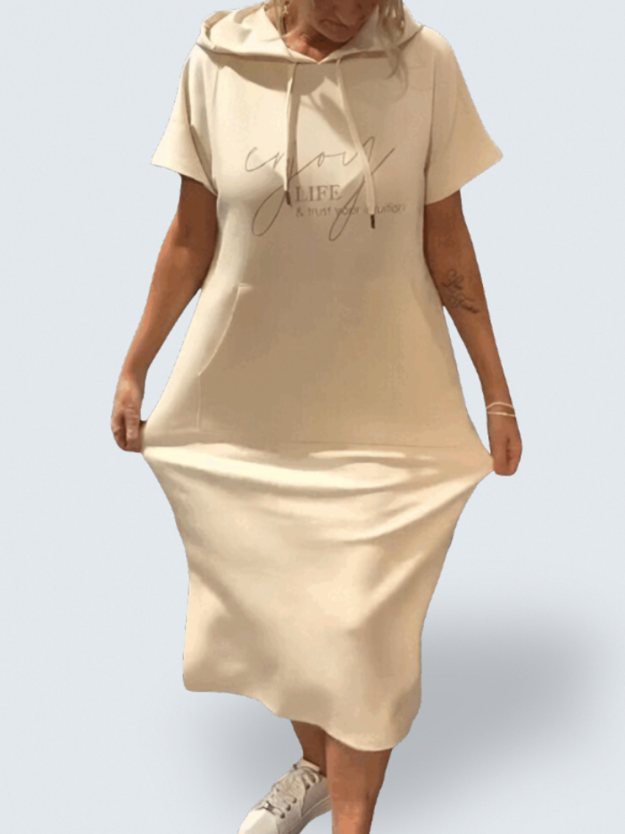 Gabriella - Casual Hoodie Dress