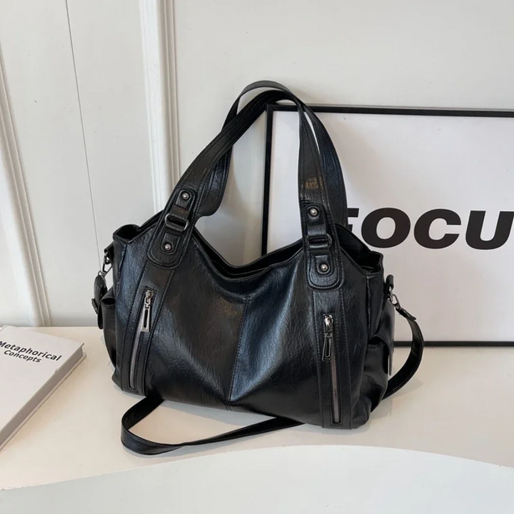 Willow - Dual Zipper Large Capacity Shoulder Bag