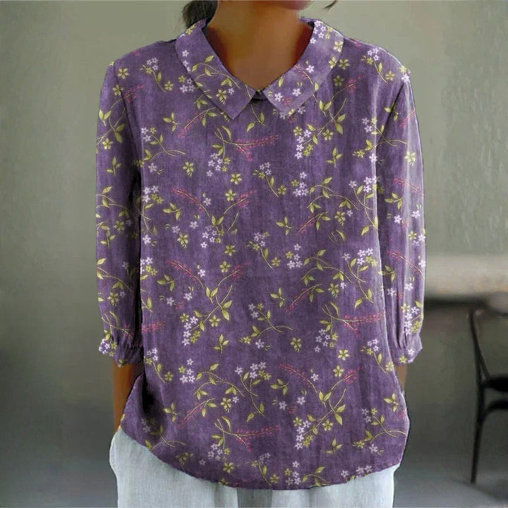 Angela - Lavender Meadow Blouse