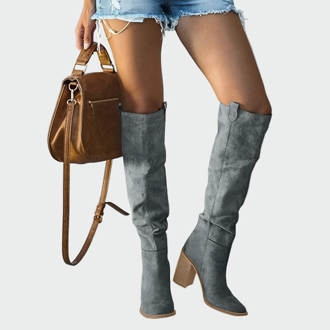 Caroline | Orthopedic Knee-High Leather Boots