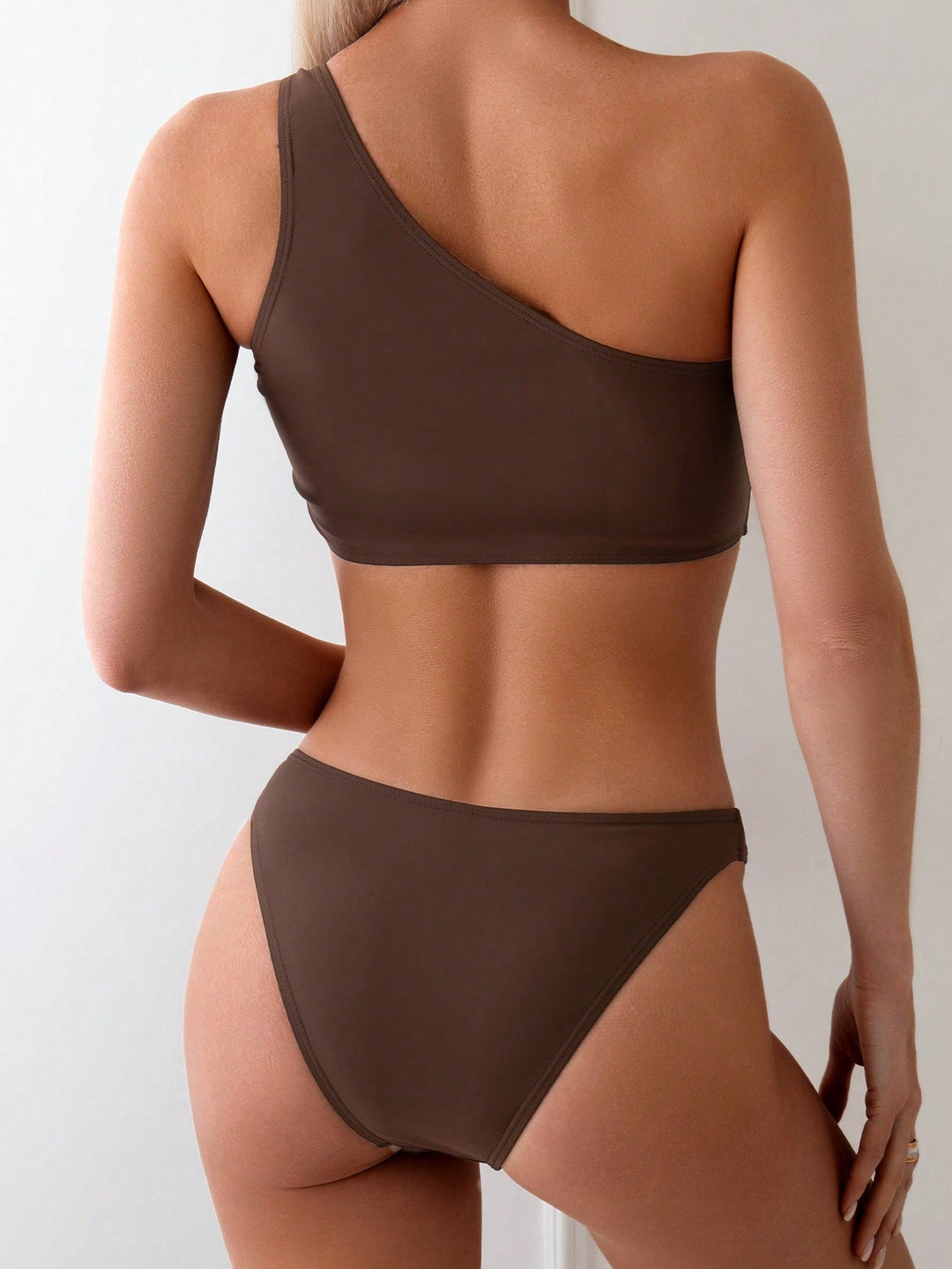 Summer - One Shoulder Bikini With Ring Detail