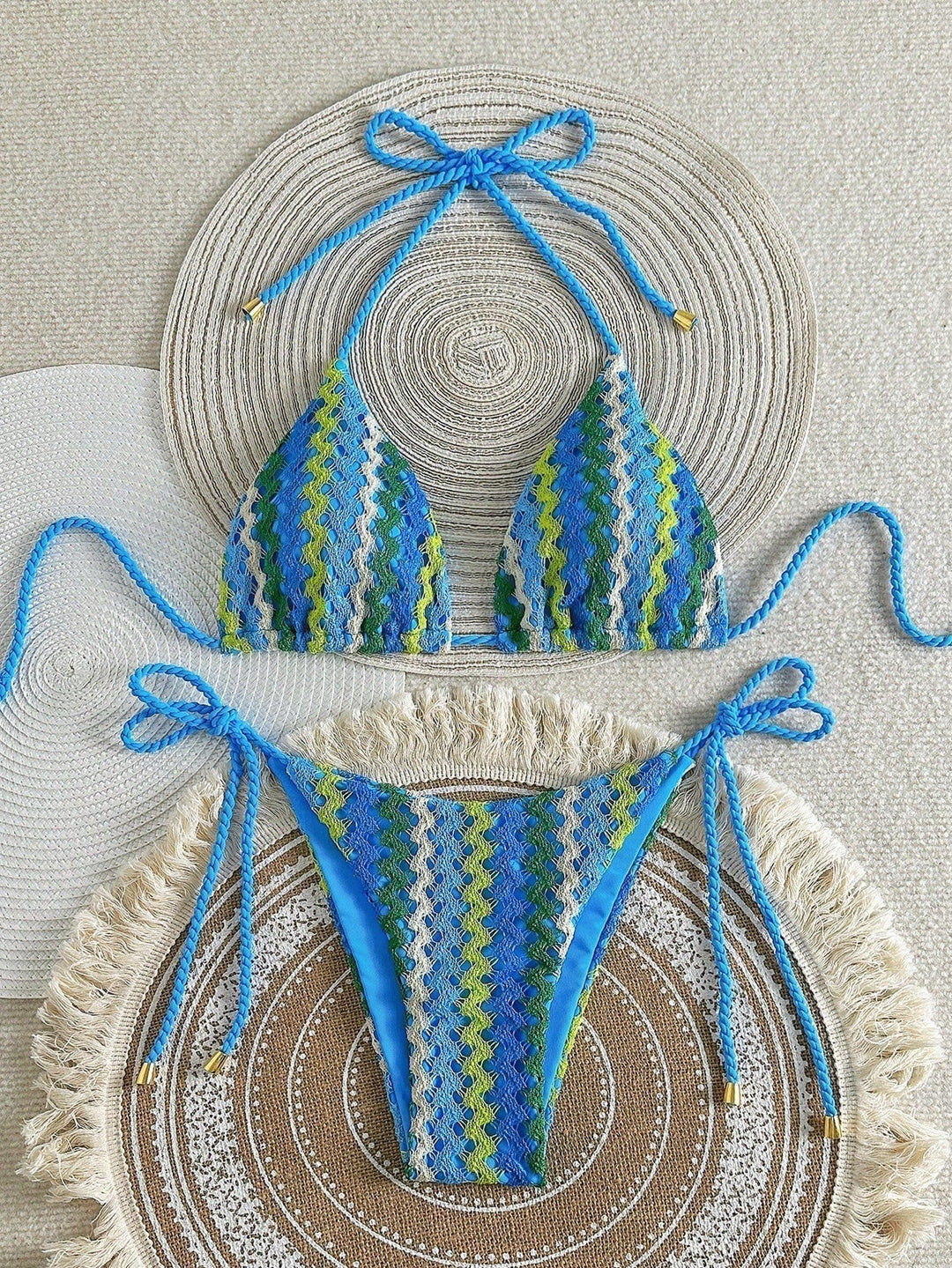 Adalynn - Crochet Look Triangle Bikini