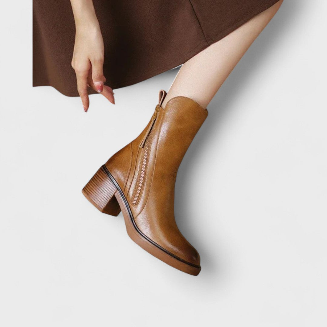 Carina | Leather Ankle Boots