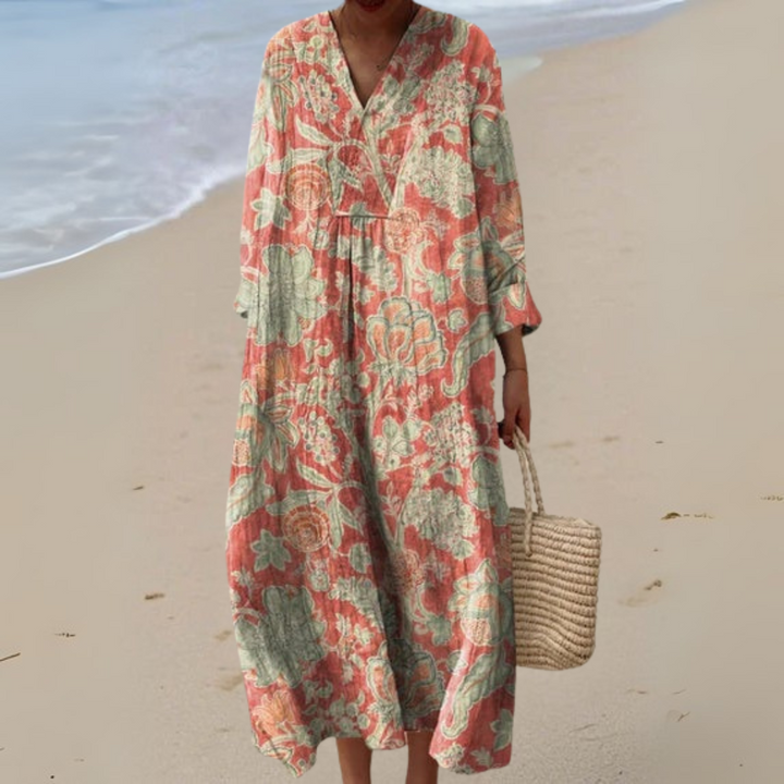 Nova - Retro Floral Dress