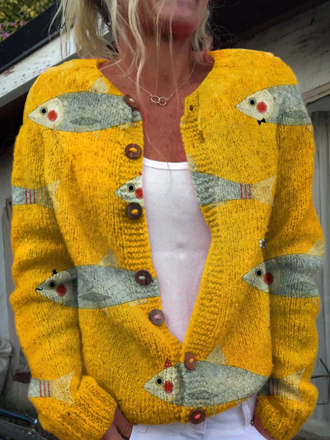 Kelsey - Vintage Knit Cardigan Sweater