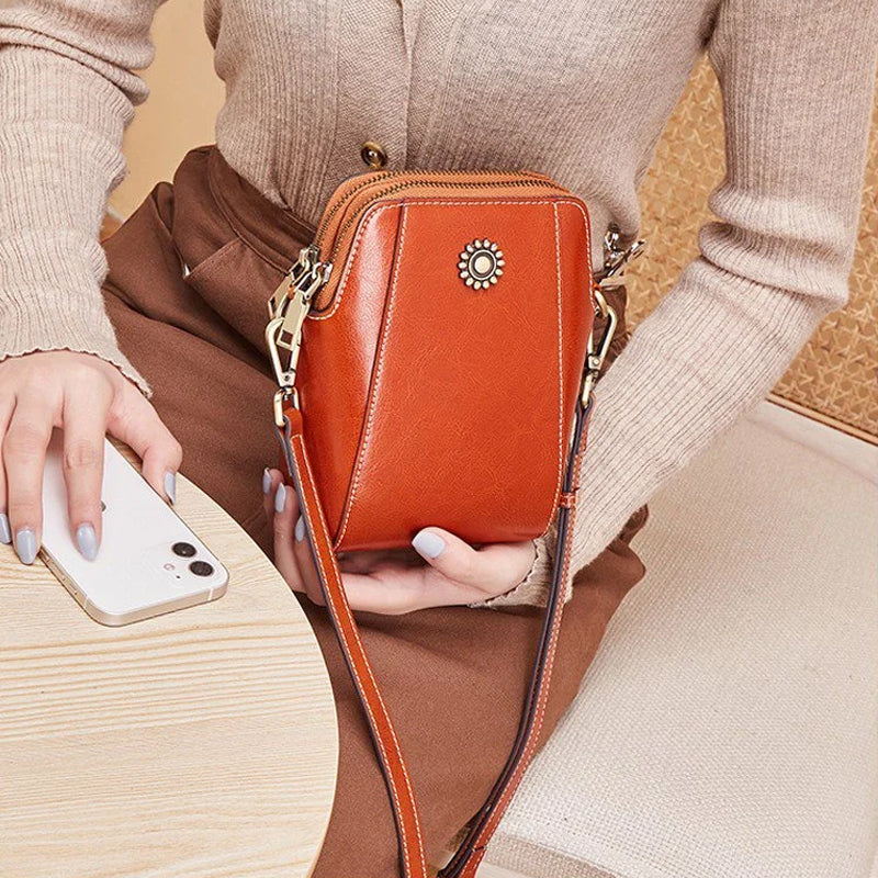 Freya - Compact Solid Color Mini Handbag