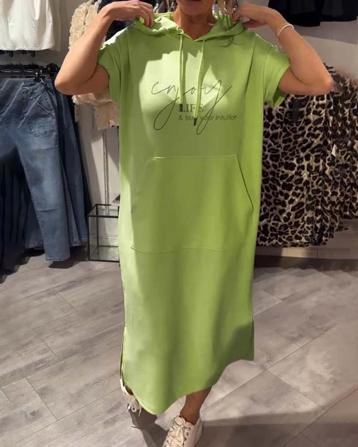 Gabriella - Casual Hoodie Dress