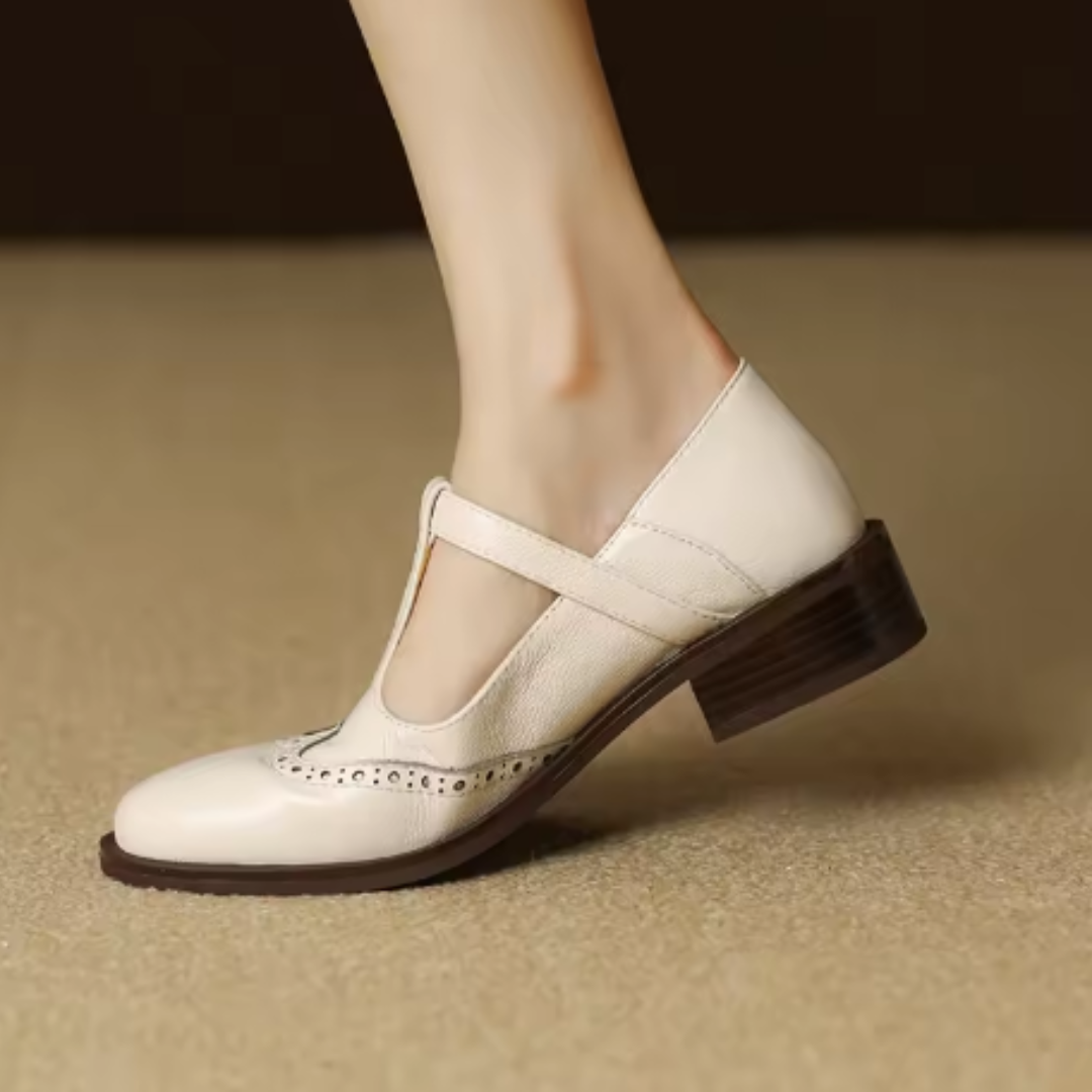 Amelie – Classic Women's Strap Shoes