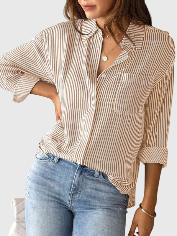 Aria - Collared Neck Shirt