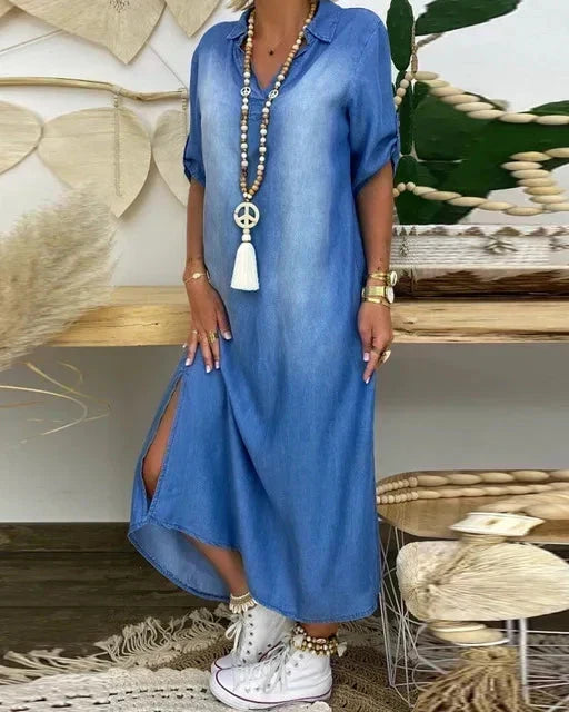 Hailey - Maxi Denim Dress