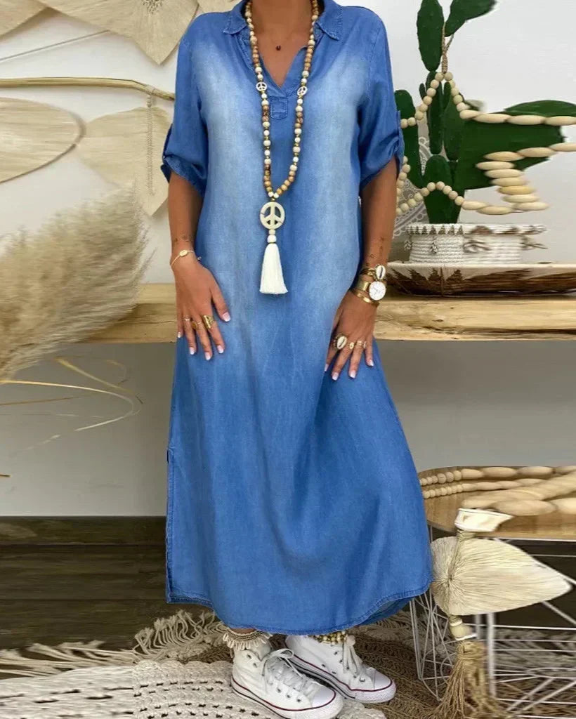 Hailey - Maxi Denim Dress