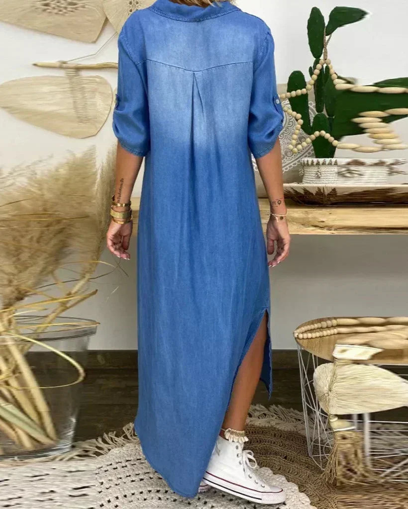 Hailey - Maxi Denim Dress