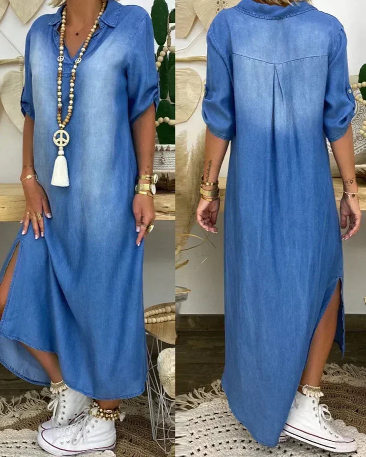 Hailey - Maxi Denim Dress