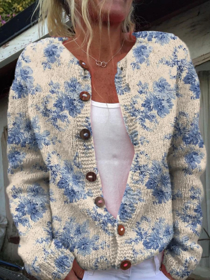 Bailey - Vintage Knit Cardigan Sweater