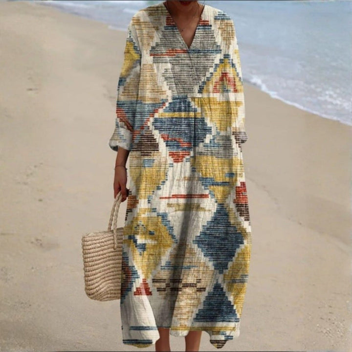 Grace - Bohemian-Inspired Dress with Ethnic Prints