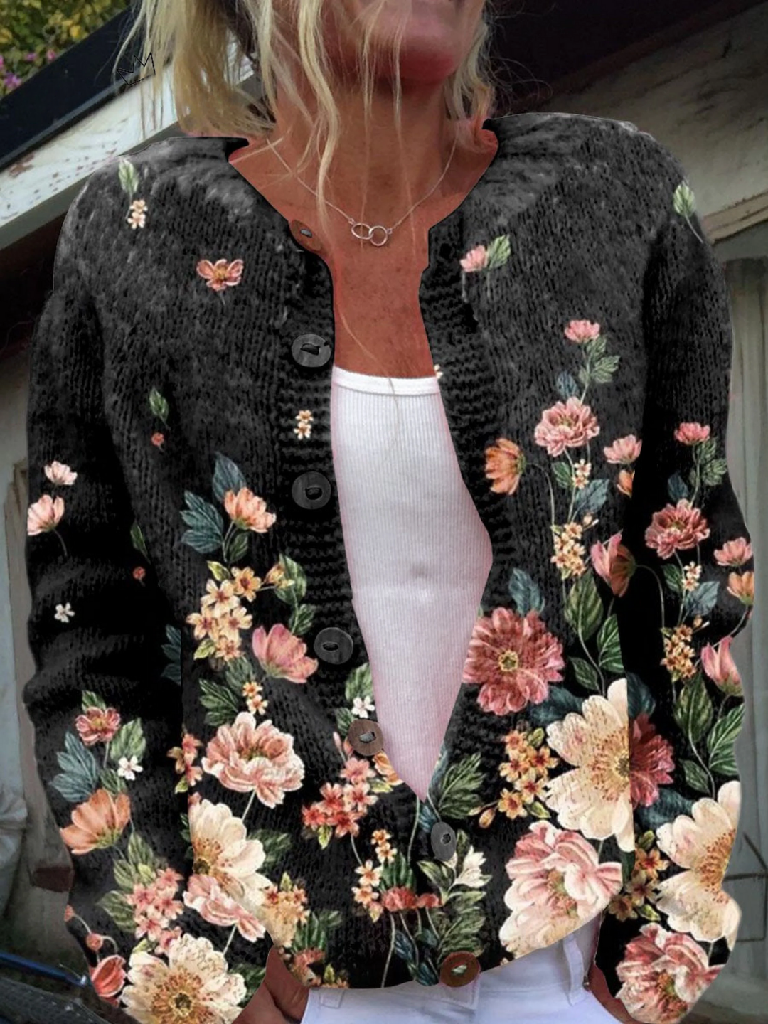 Sophie - Vintage Floral Cardigan