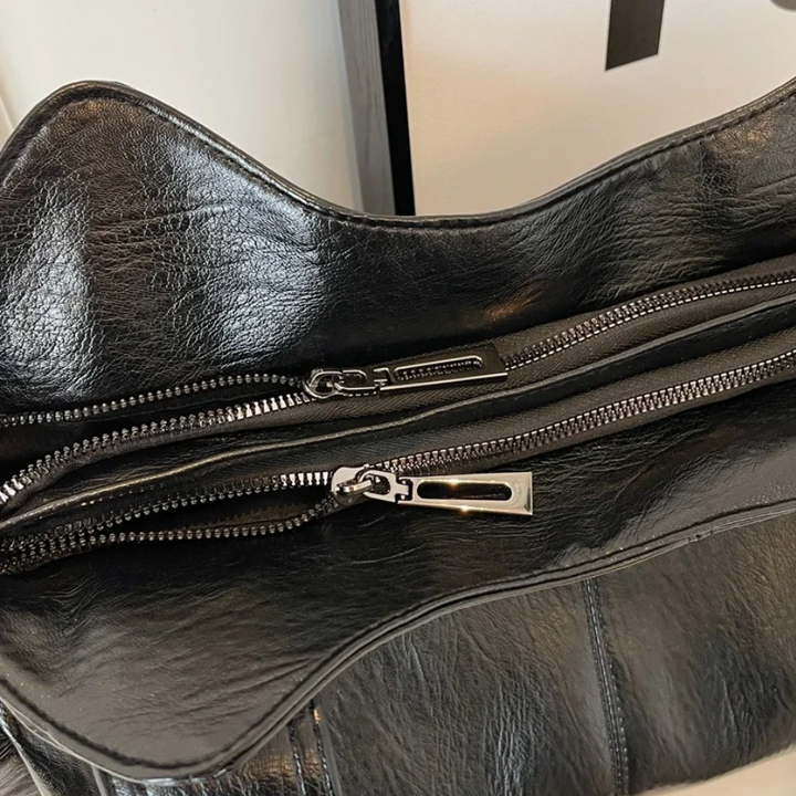Willow - Dual Zipper Large Capacity Shoulder Bag