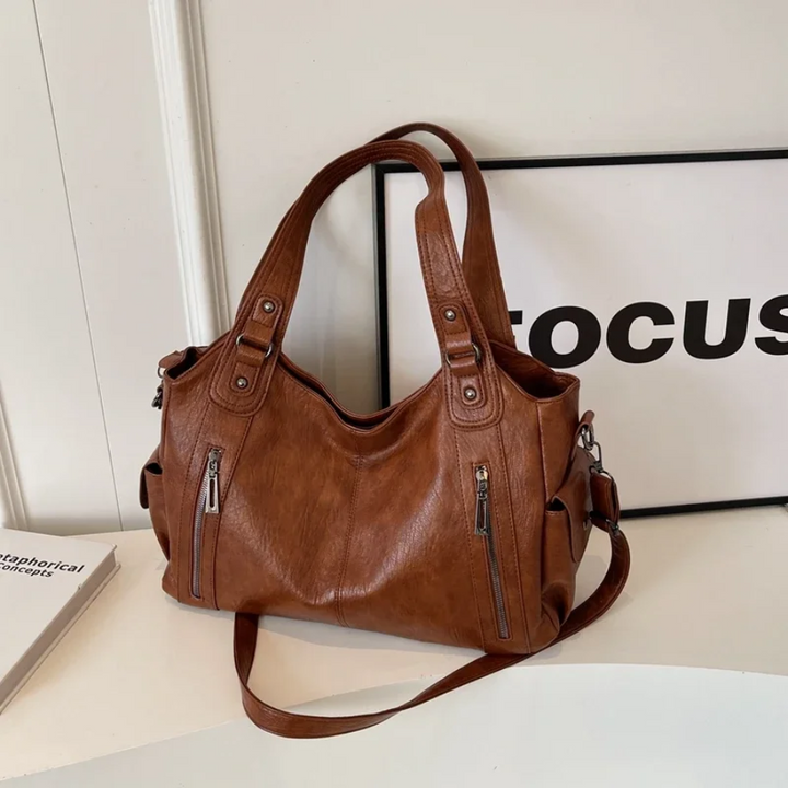 Willow - Dual Zipper Large Capacity Shoulder Bag