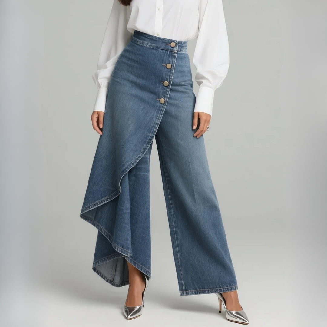 Gabrielle - Wrap Denim Pants