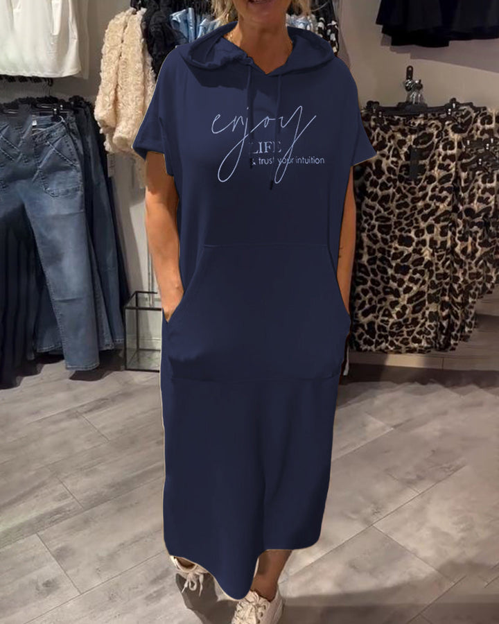 Gabriella - Casual Hoodie Dress