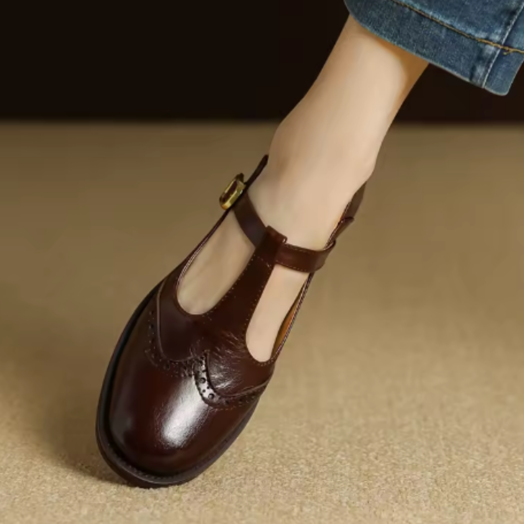 Amelie – Classic Women's Strap Shoes