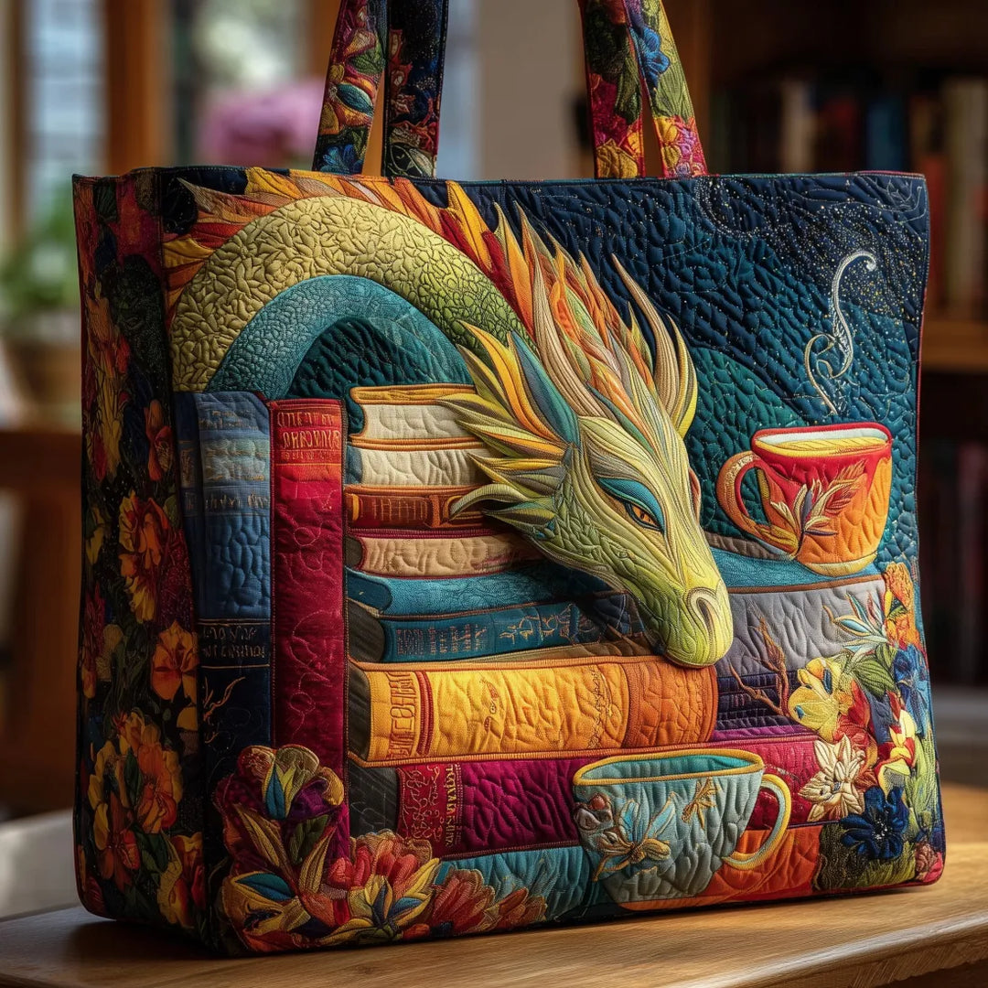 Handmade Melody - Dragon Reader with Books