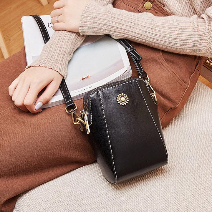 Freya - Compact Solid Color Mini Handbag