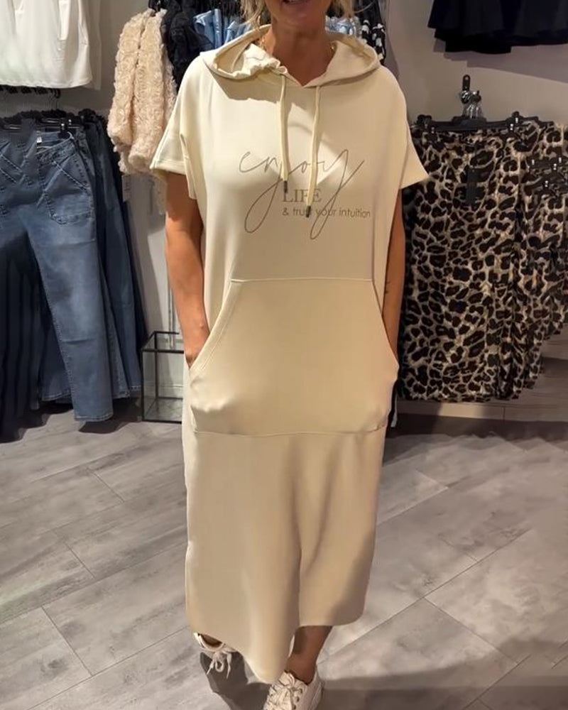 Gabriella - Casual Hoodie Dress