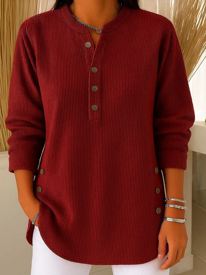 Susan | Henley Button Tunic