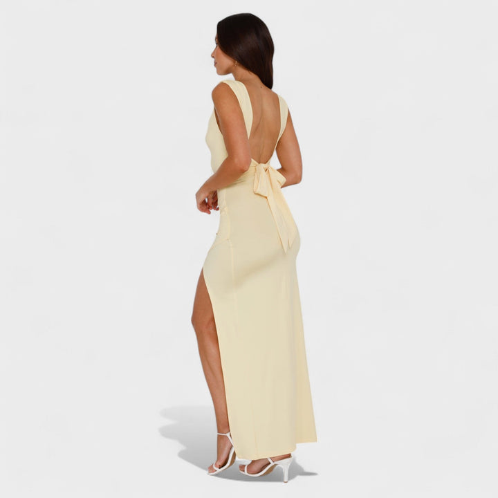 Vanessa - Long Dress with Open Back