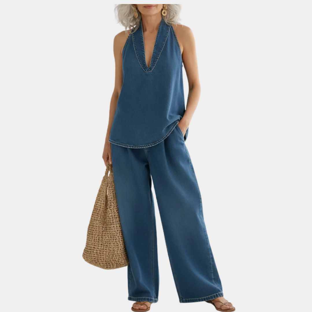 Denise - Two-Piece Denim Set