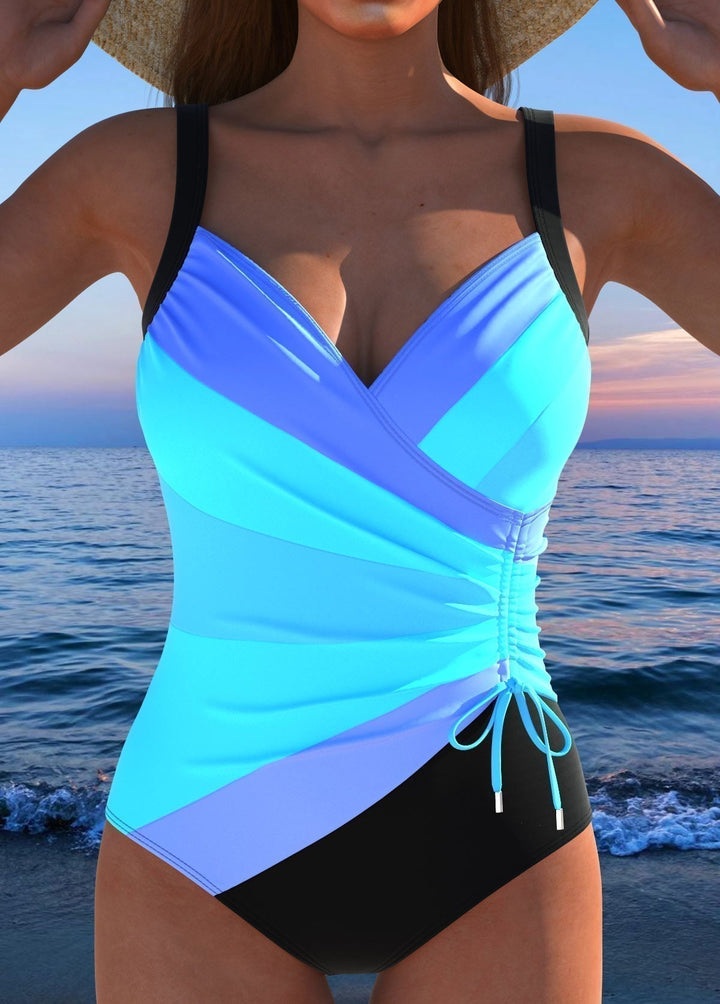 Naomi - Elegant swimsuit with colorful print