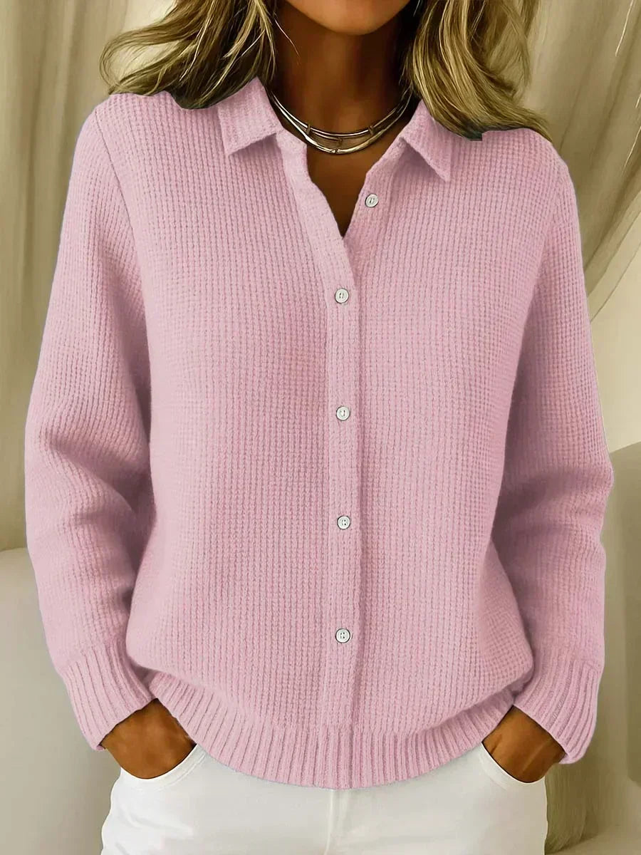 Patricia | Textured Button-Front Cardigan
