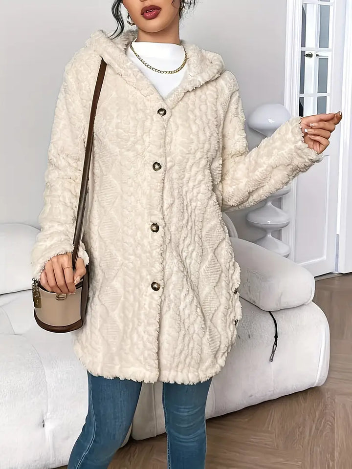 Sara - Fleece Hooded Coat