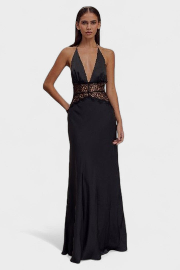 Bethany - Lace and Satin Dress