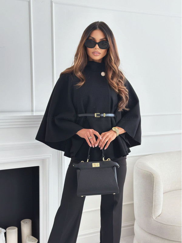 Aline - Papillon Coat with Belt