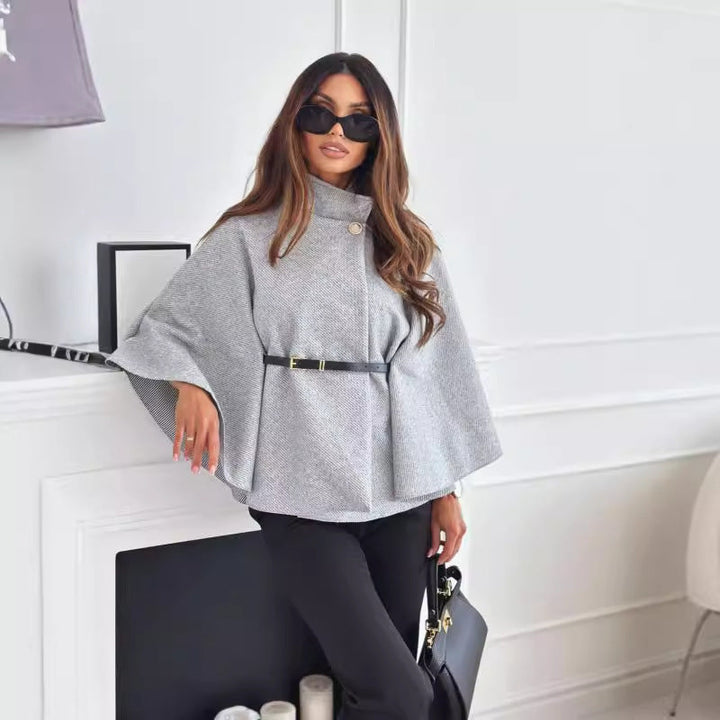 Aline - Papillon Coat with Belt