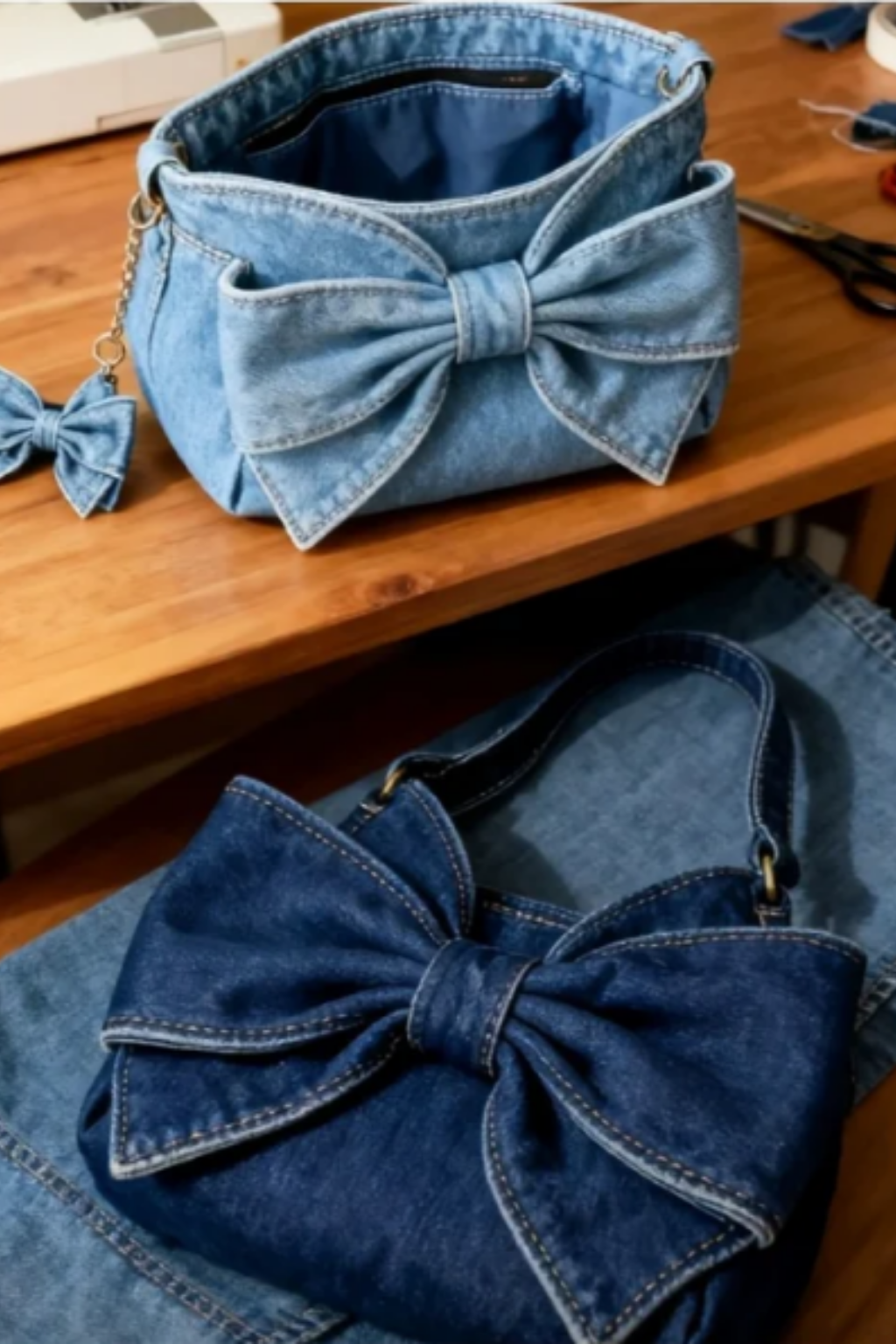 Ruby - Retro Bow Bag