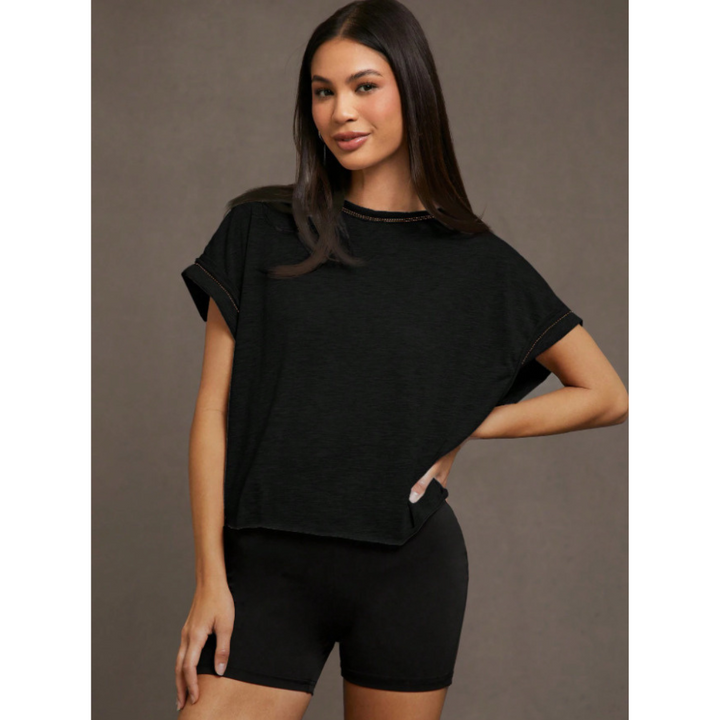 FAITH - Women Everyday Cut Out Hemline Womenswear Top