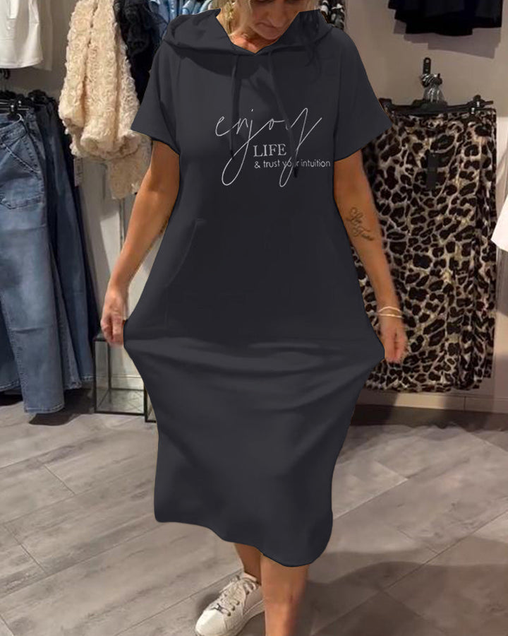 Gabriella - Casual Hoodie Dress