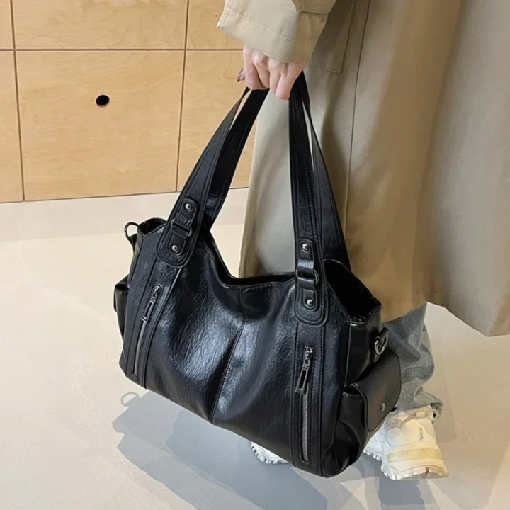 Willow - Dual Zipper Large Capacity Shoulder Bag