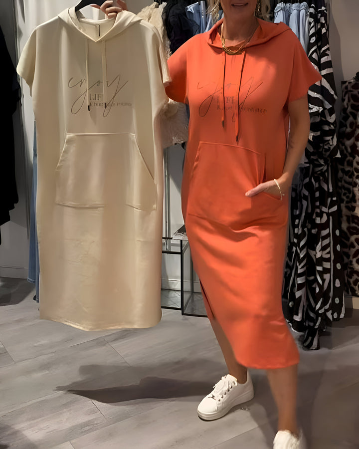 Gabriella - Casual Hoodie Dress