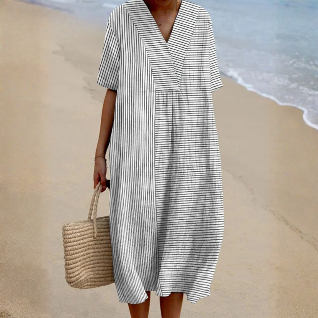 Amelia - Relaxed Striped Dress