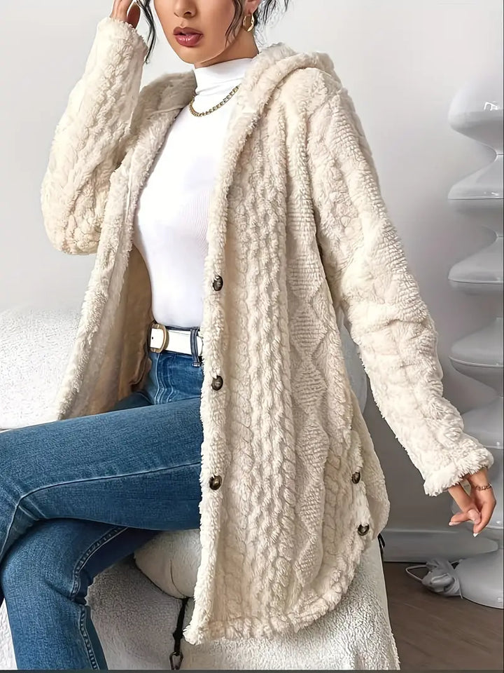 Sara - Fleece Hooded Coat