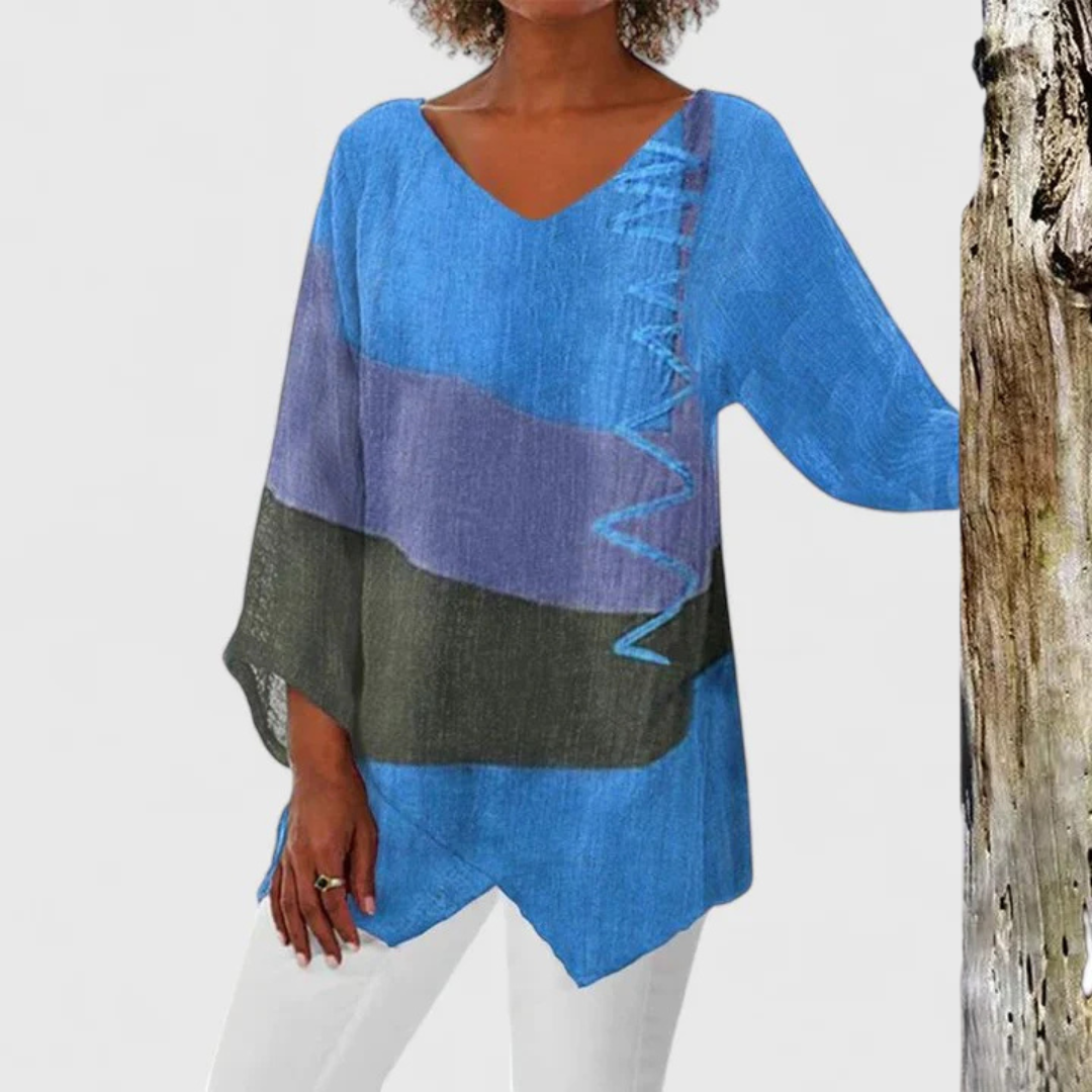 Maria - Sophisticated V-Neck Tunic
