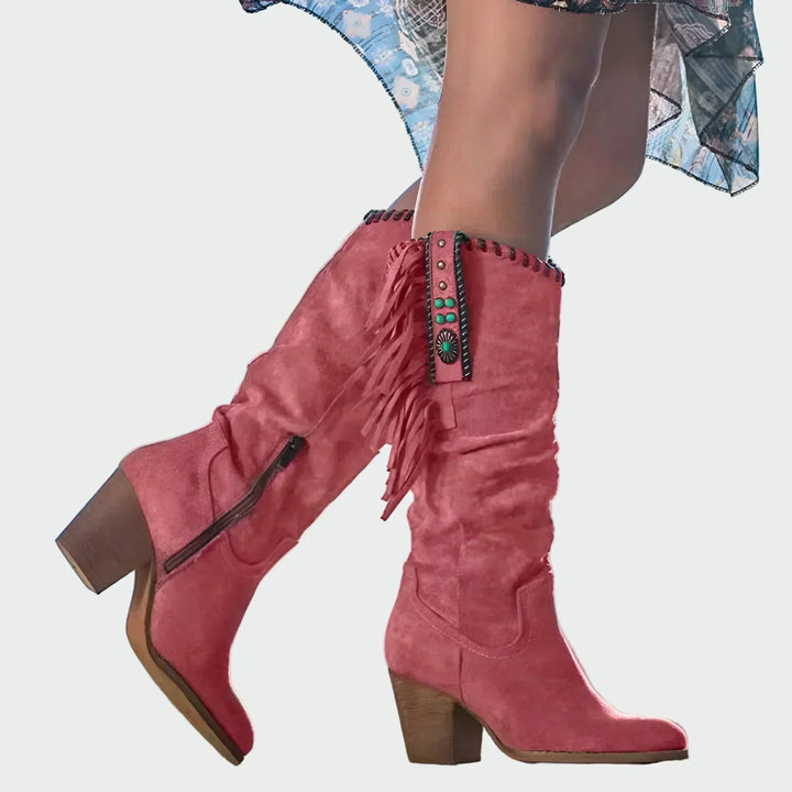 Annelie | Comfortable Leather Ankle Boots
